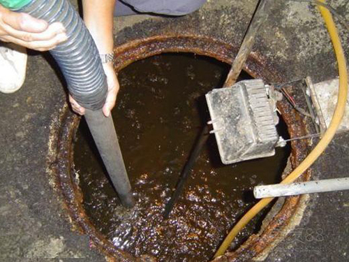 白塔隔油池清理